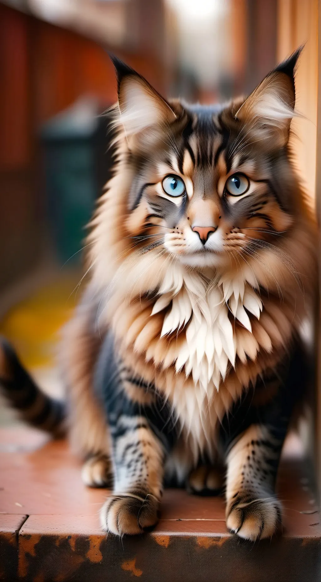 ai character: Moon background