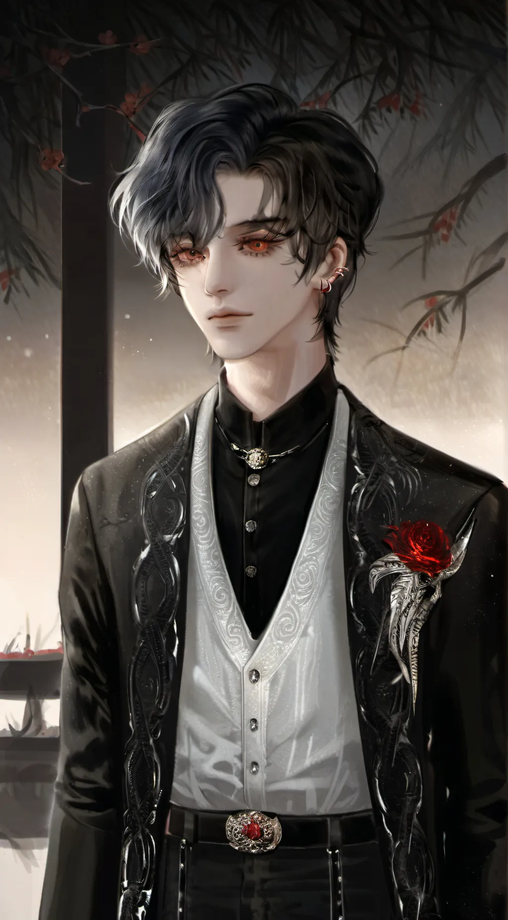 ai character: Aaron  background