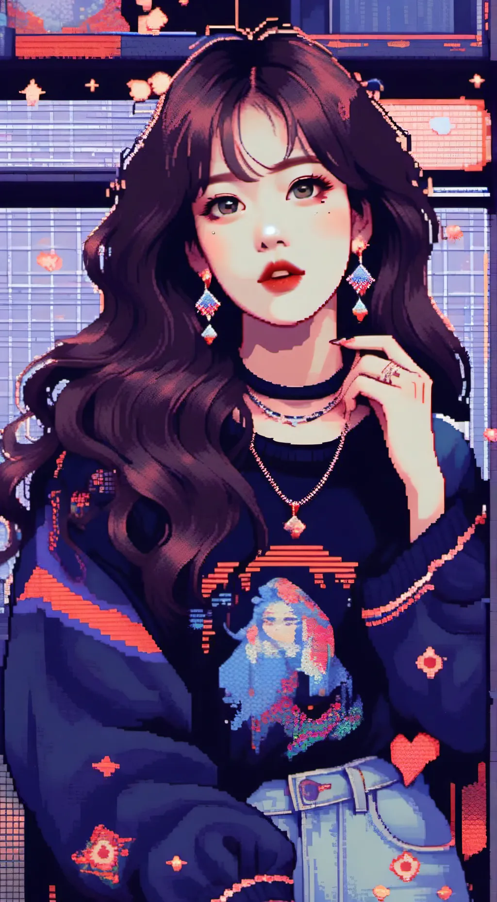 ai character: Skz background