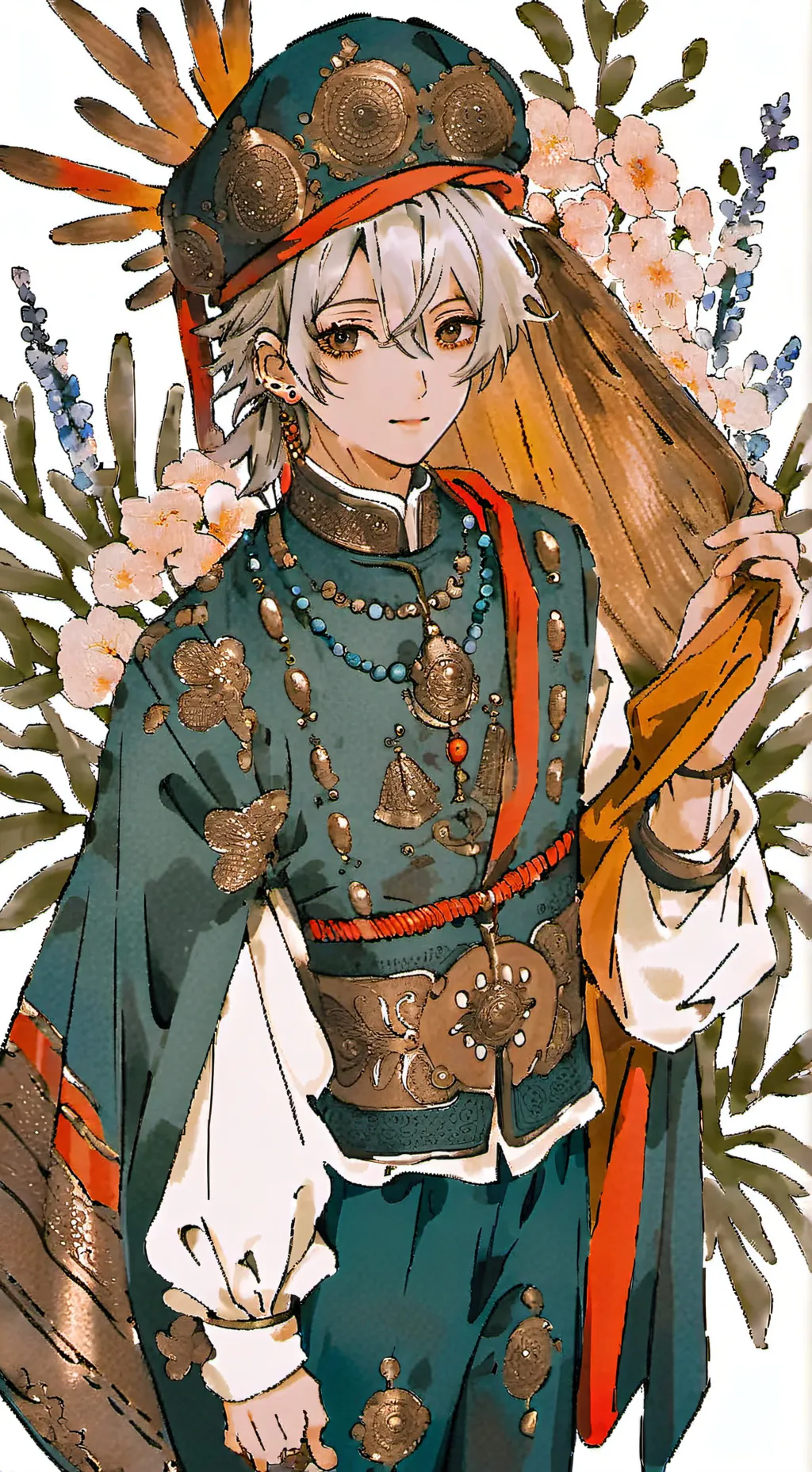 ai character: Serapher  background