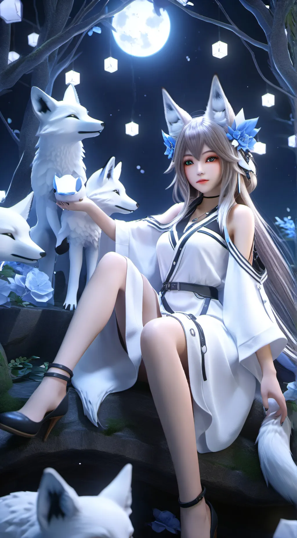 Talkie AI - Chat with Fox girl wich cube