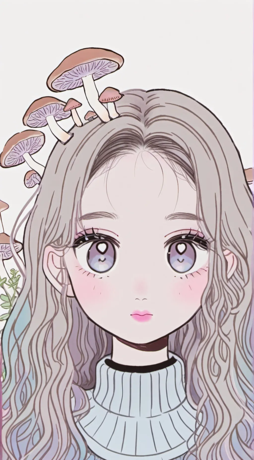 ai character: mashroom Infection background