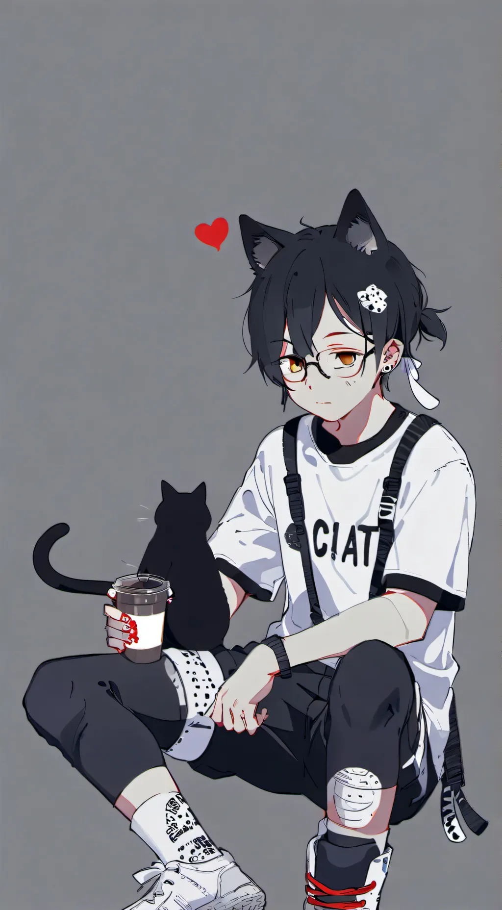 ai character: nuage ☁️ background