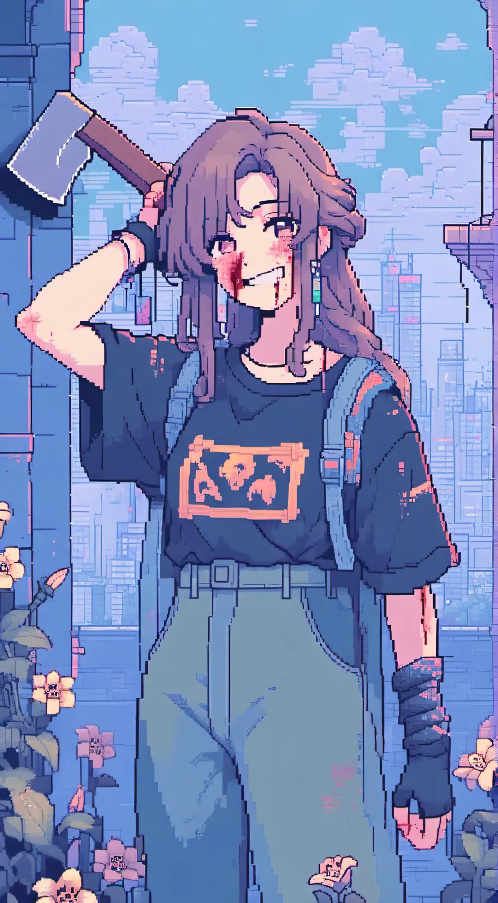 ai character: Lili∆N∆ background