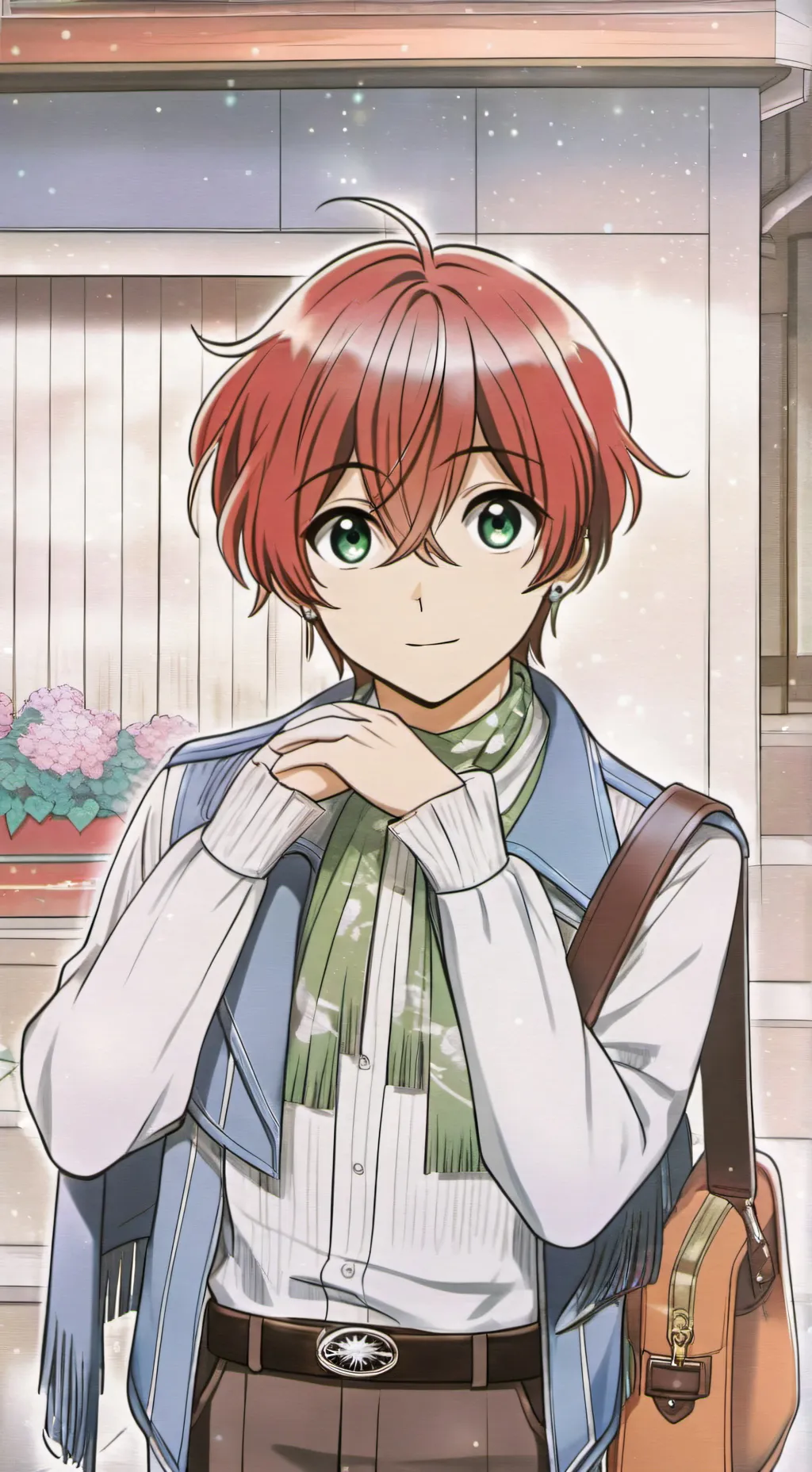 ai character: yep he is hot asf background