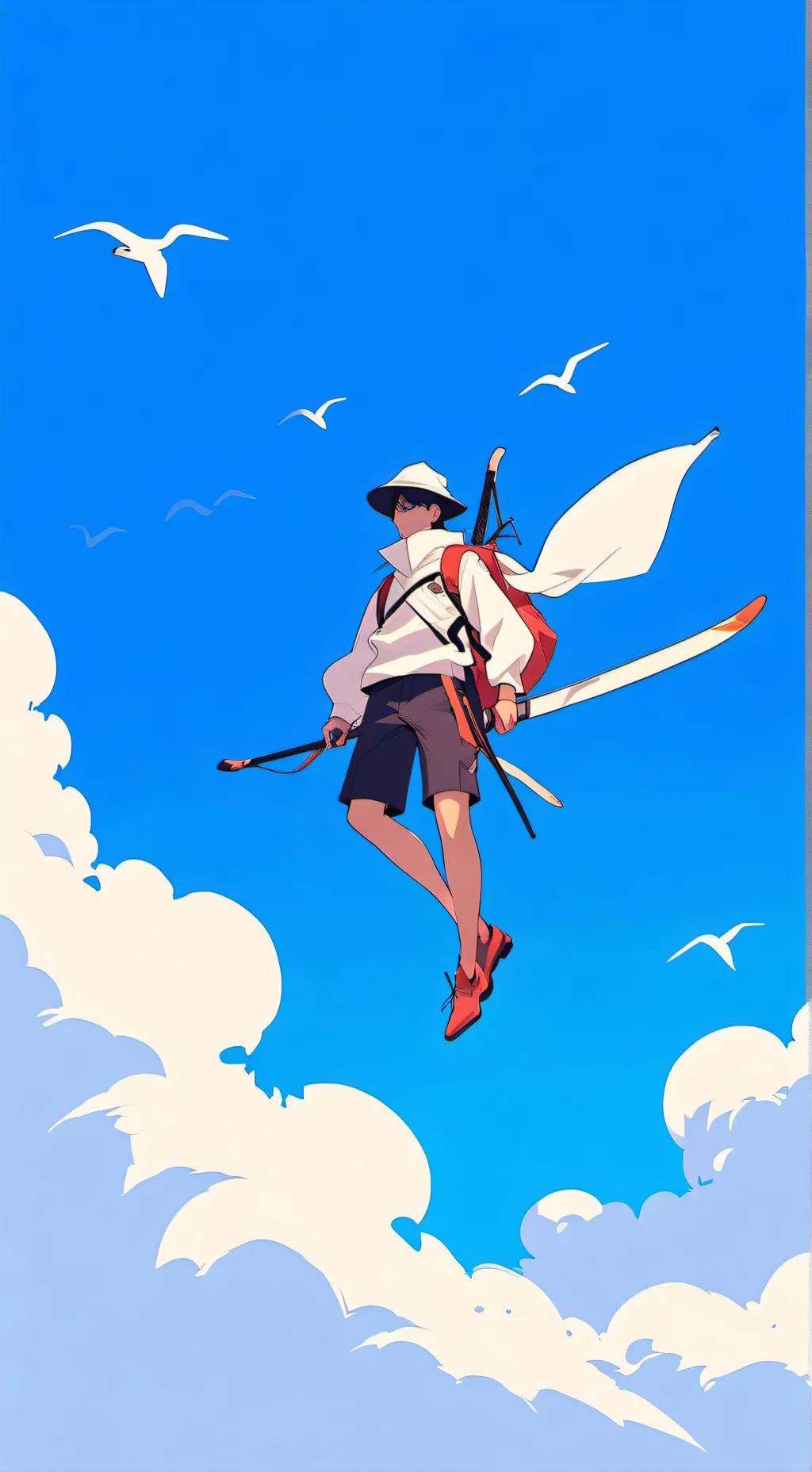 ai character: AB stickfigures background