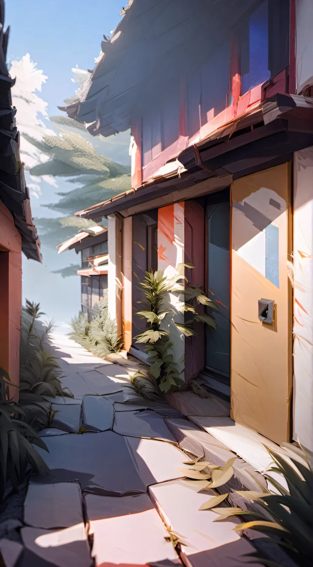 ai character: Adoption place  background