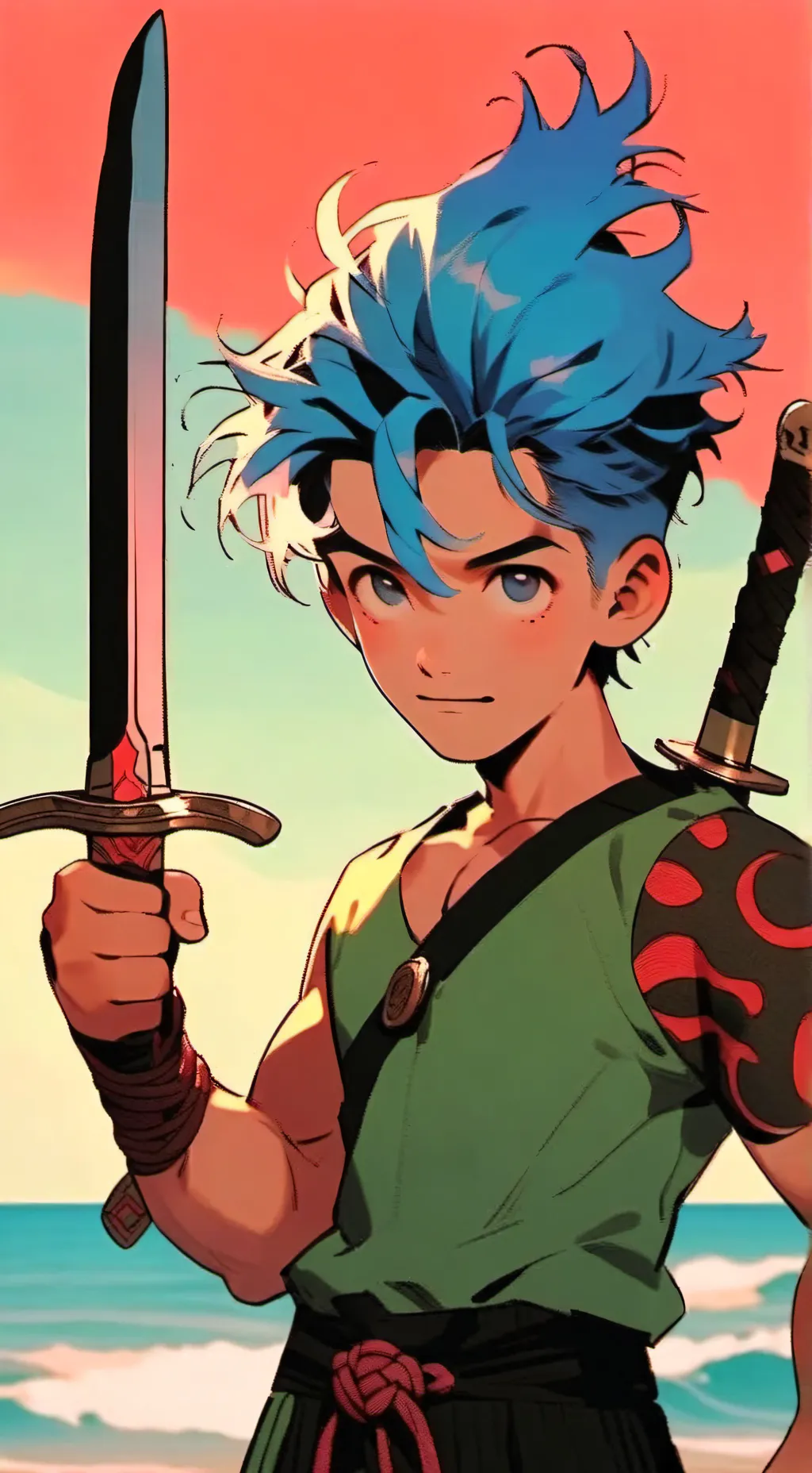 ai character: MHA CIVIL WAR background