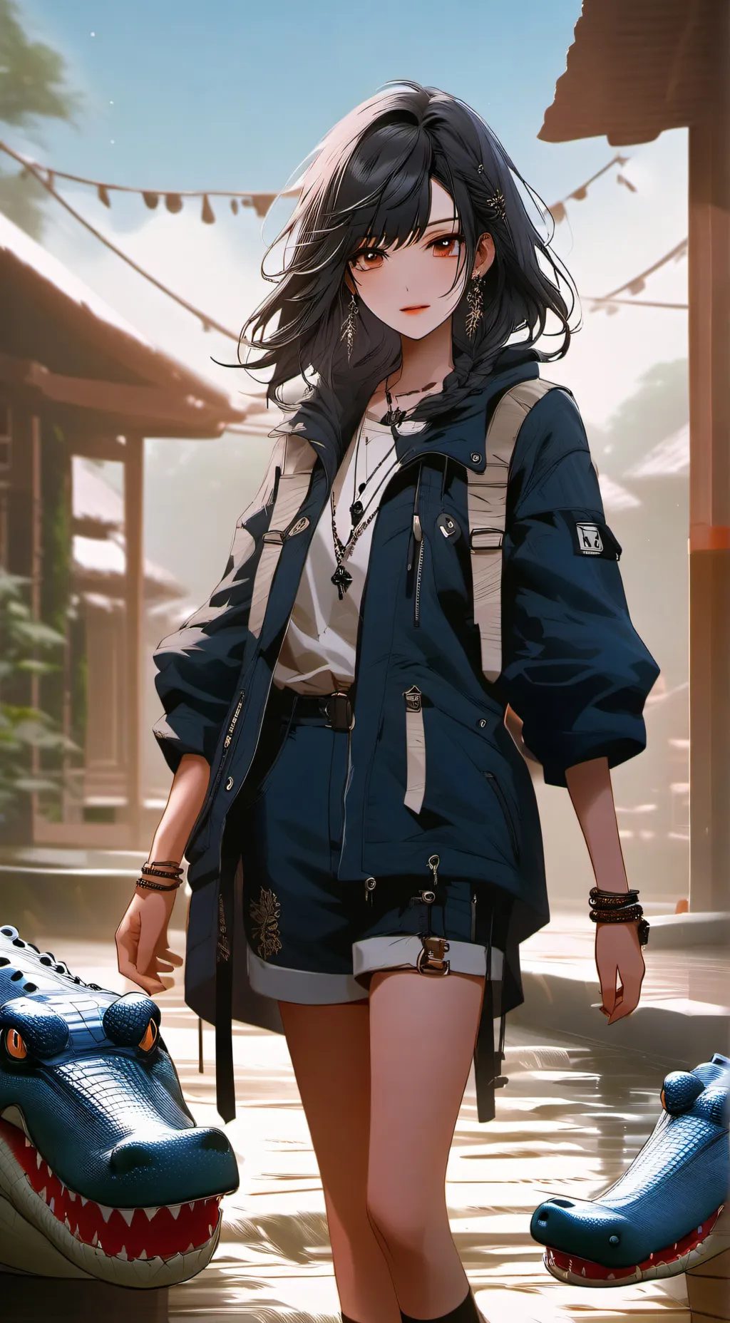 ai character: Soeur de muichiro  background