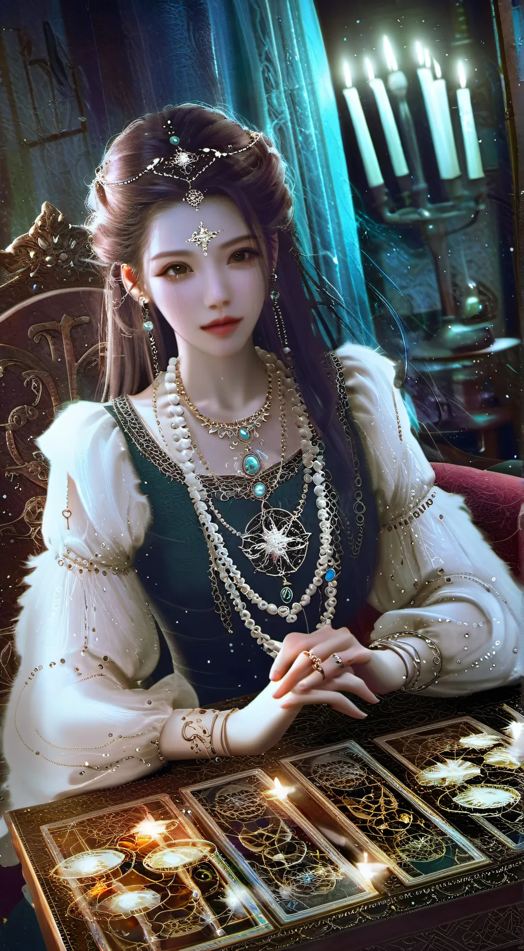 ai character: Luna the Clairvoya background