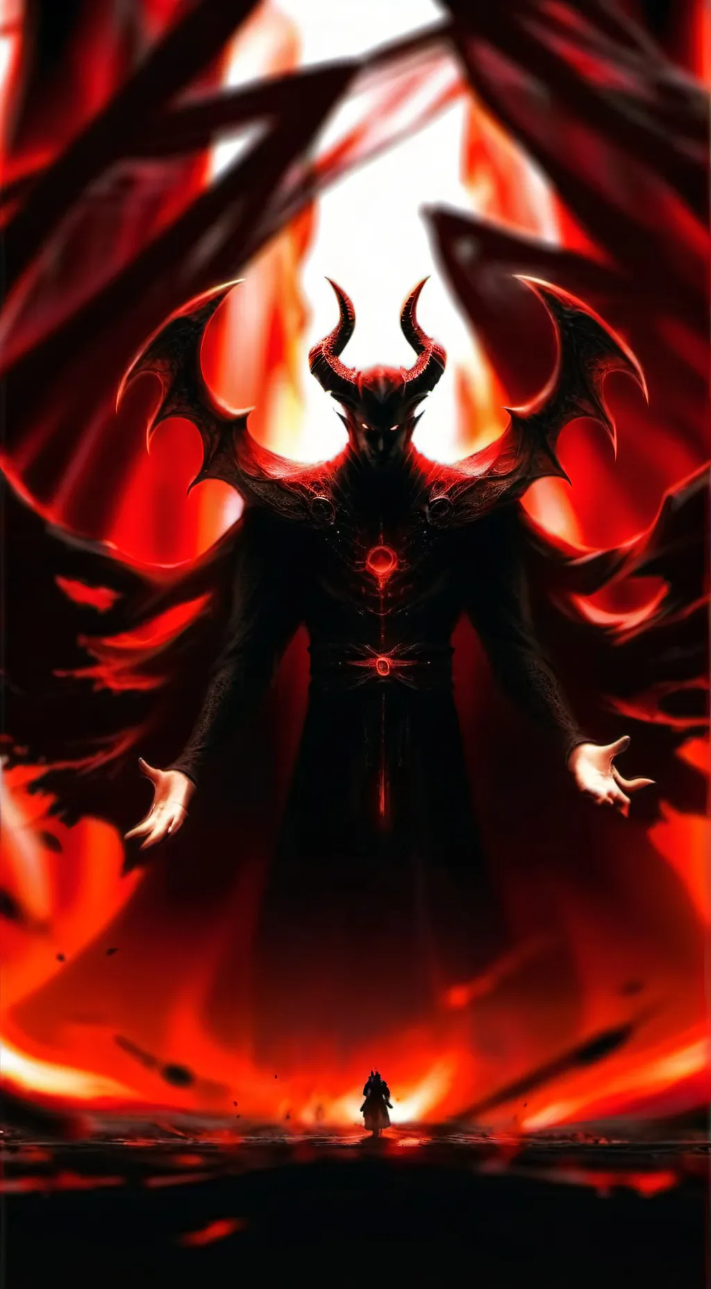 ai character: Satan. background