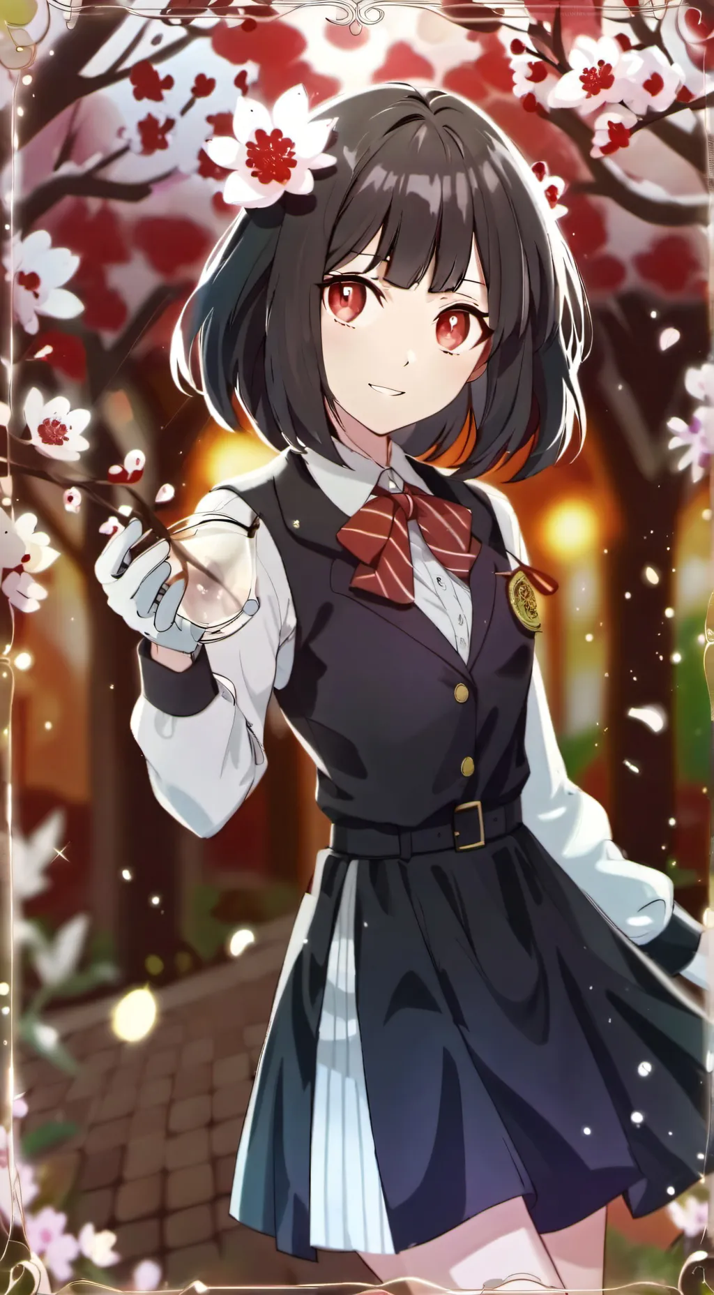 ai character: All girls' school background