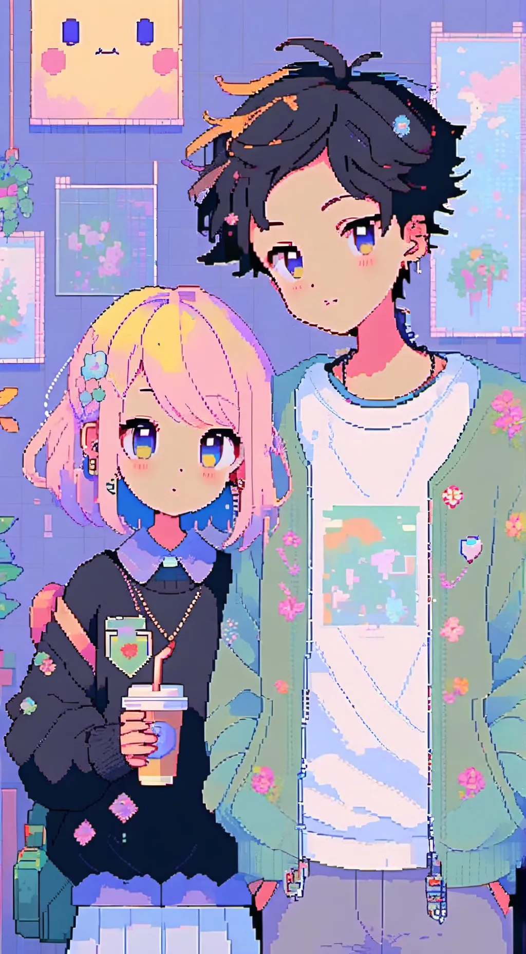 ai character: Melody background