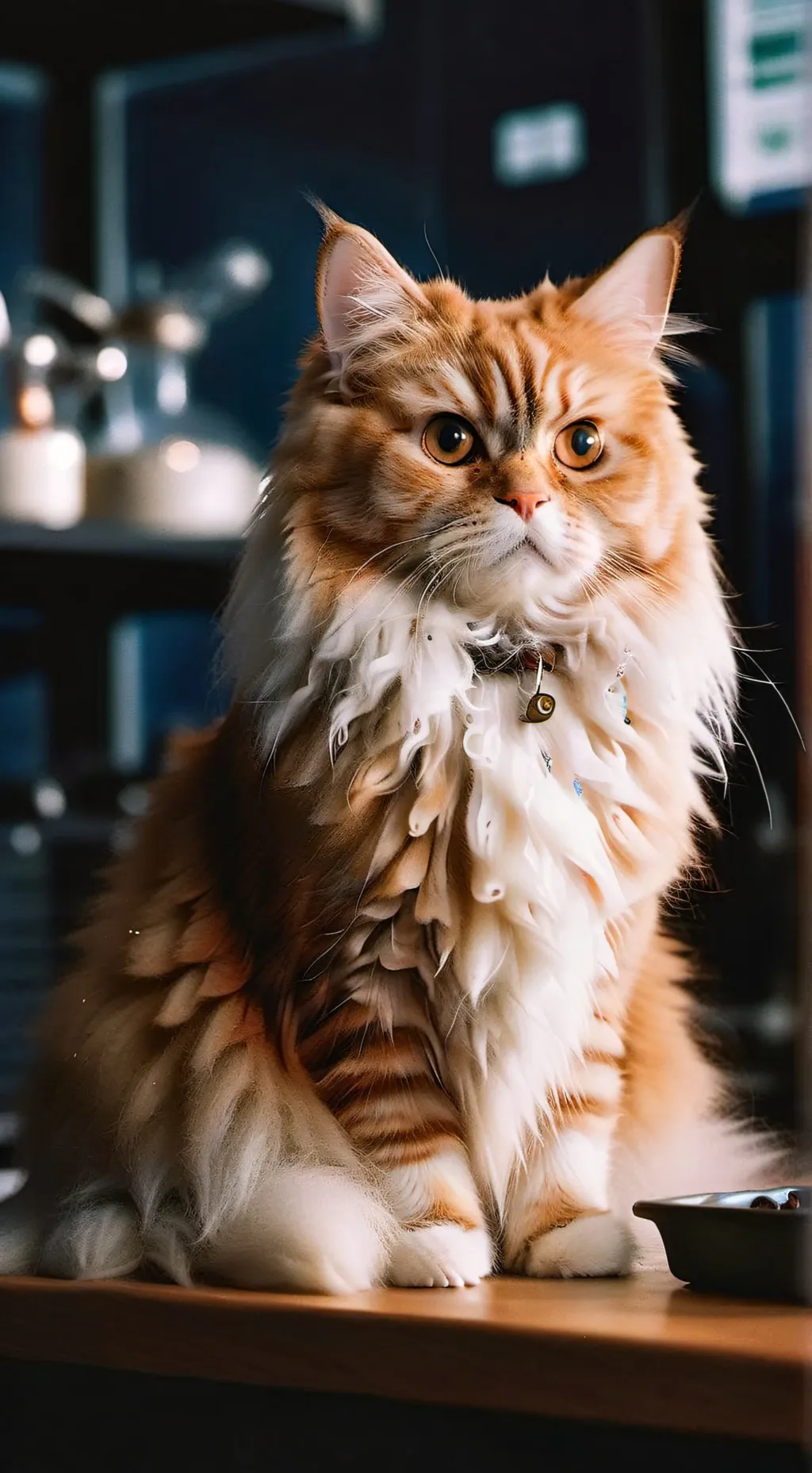 ai character: Fluffy background