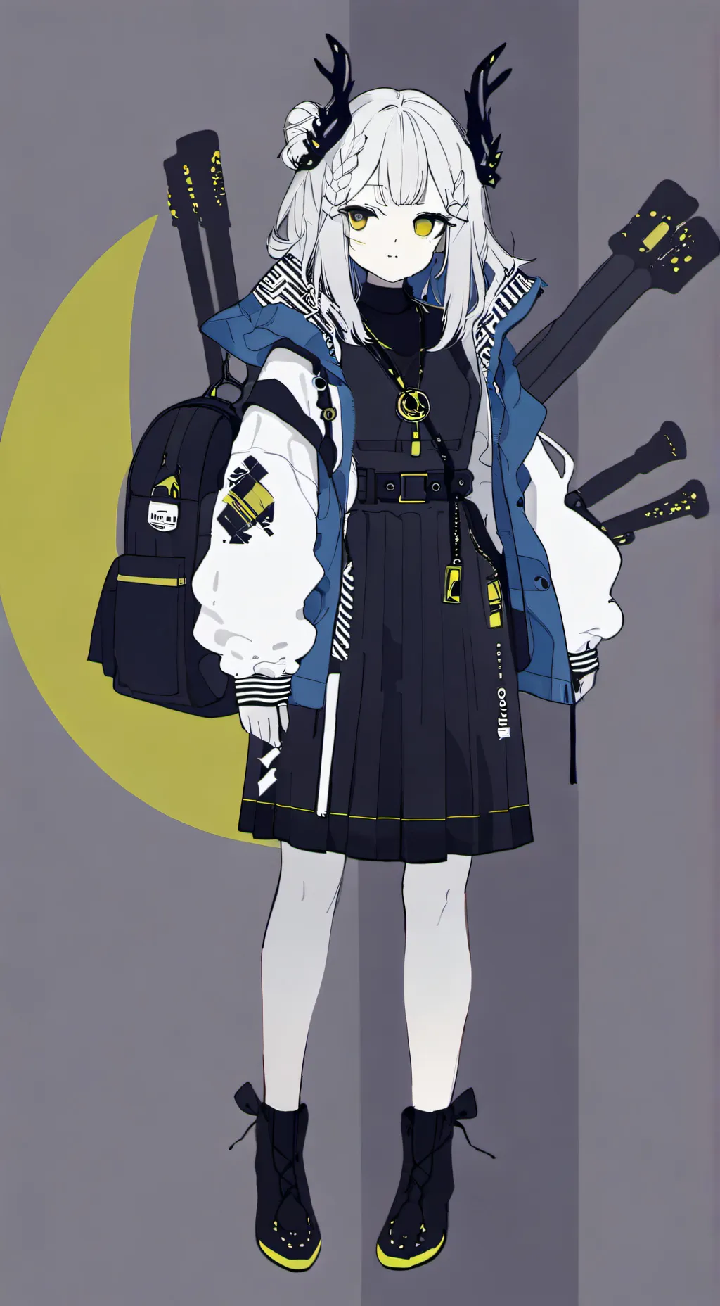 ai character: A talkie. background