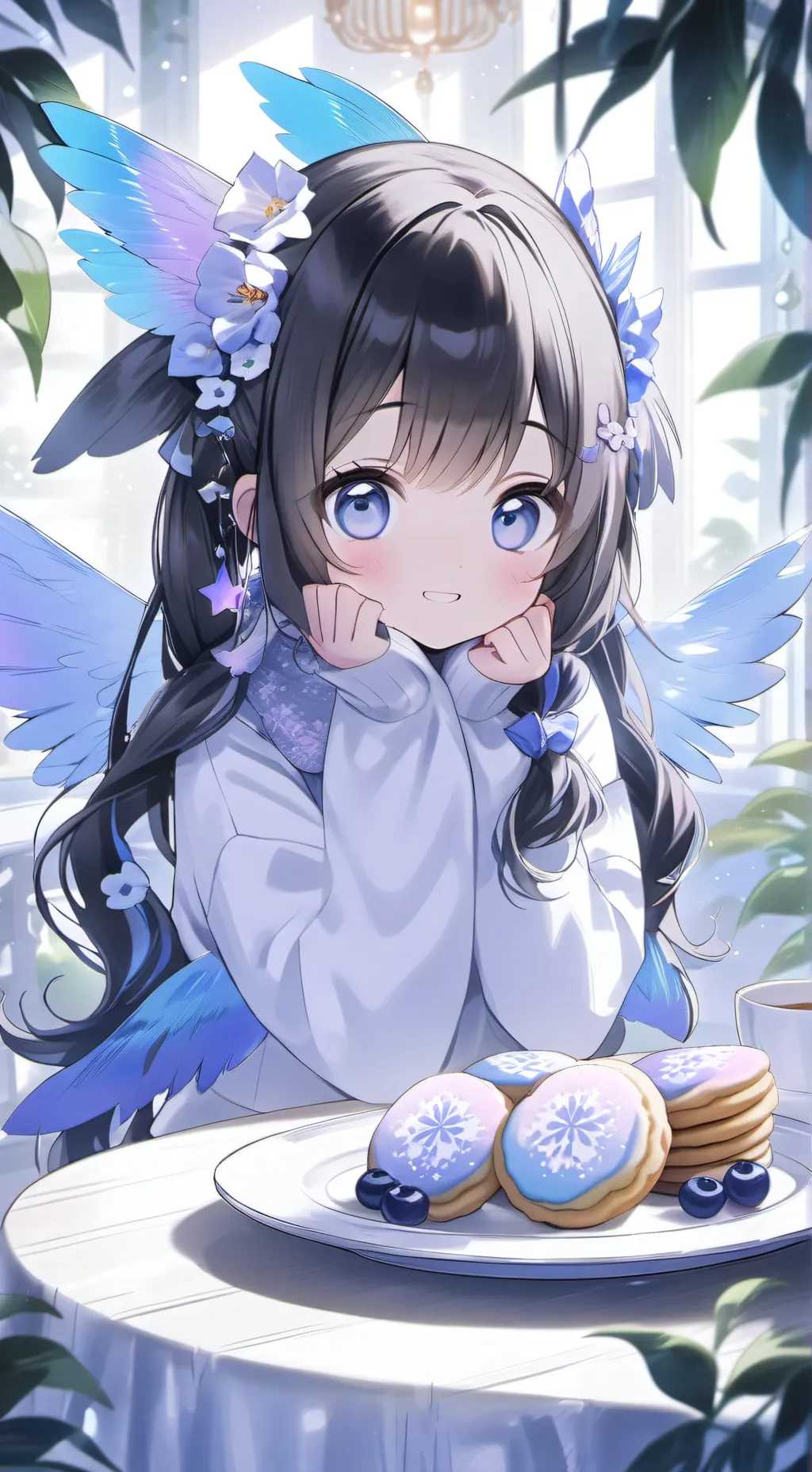 ai character: Glimmerwing Spirit background