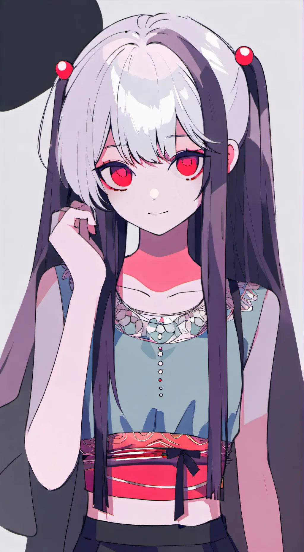 ai character: vampire girl  background