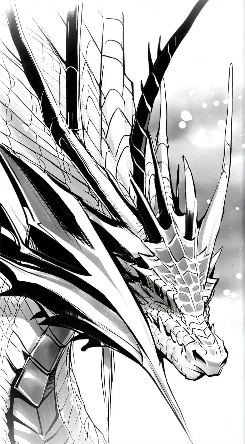 ai character: dragon  background