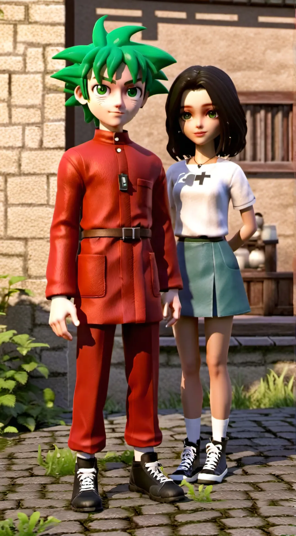 ai character: MHA X FORSAKEN background