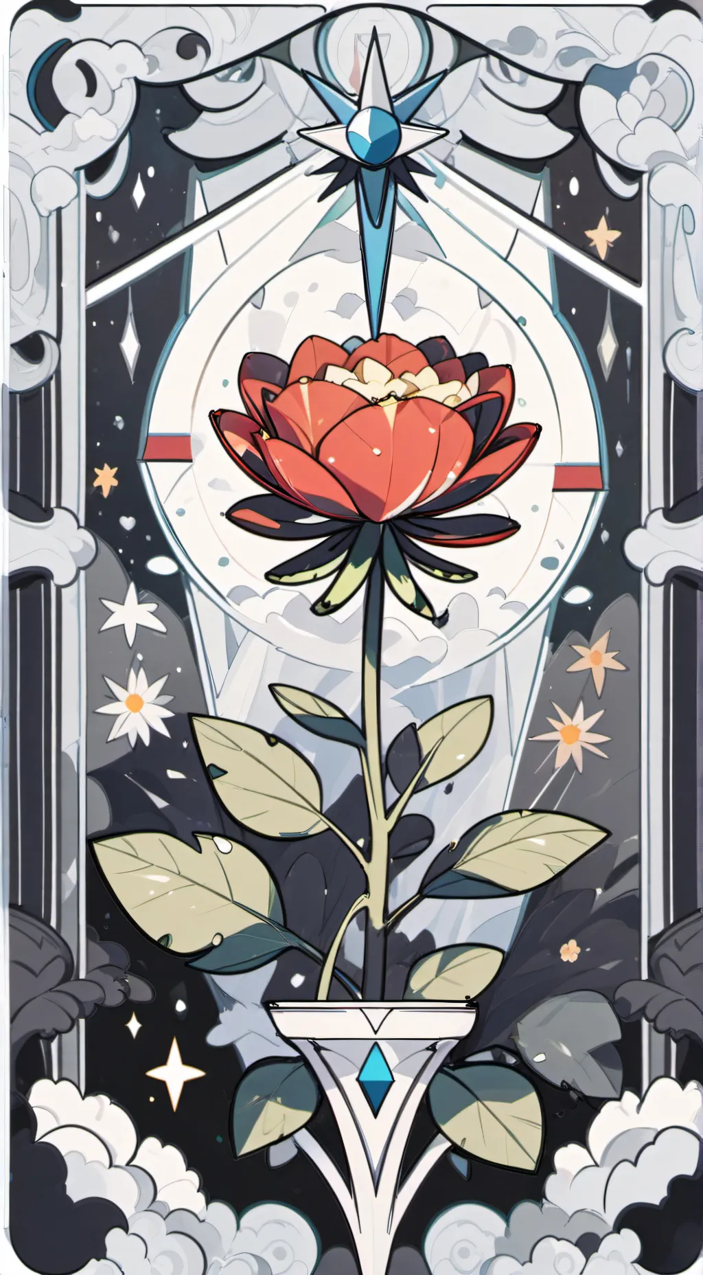 ai character: chiken nuget dandy background