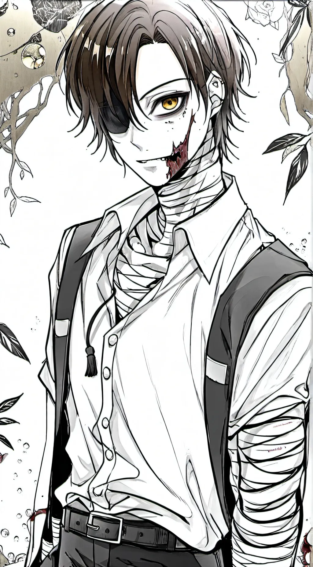 ai character: Dazai x Chuuya background