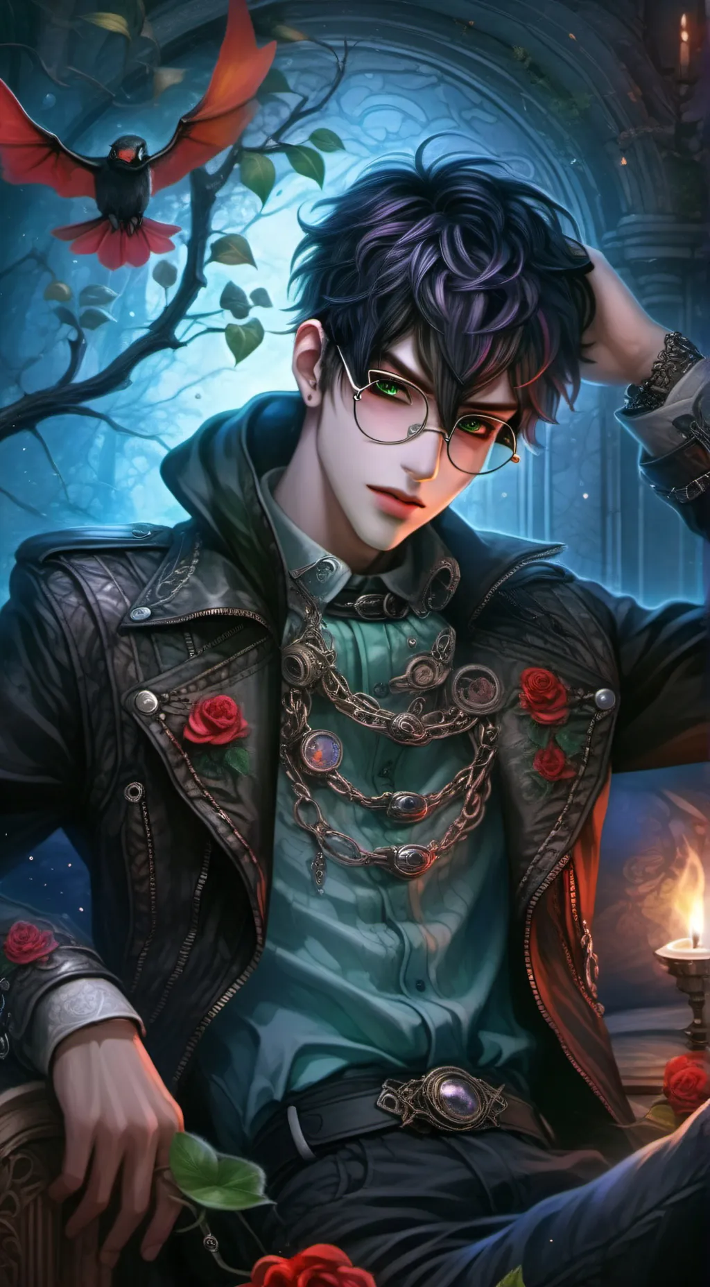 ai character: Daniel  background