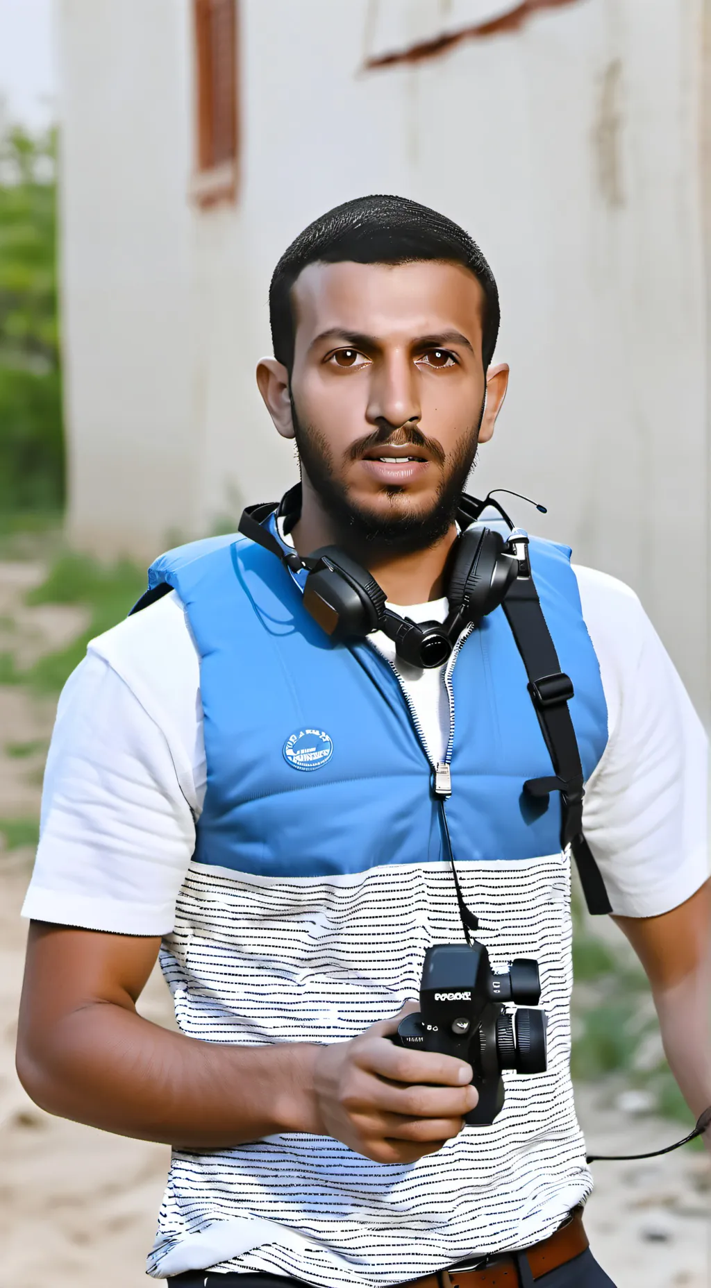 ai character: انس ال الشريف 🇵🇸🎥  background