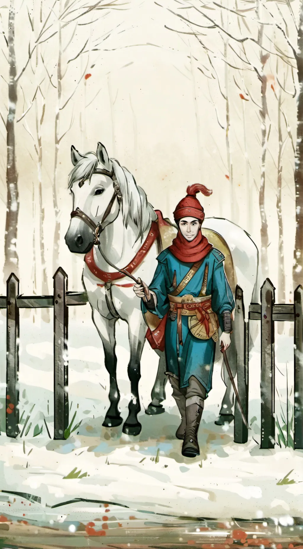 ai character: S met d w background