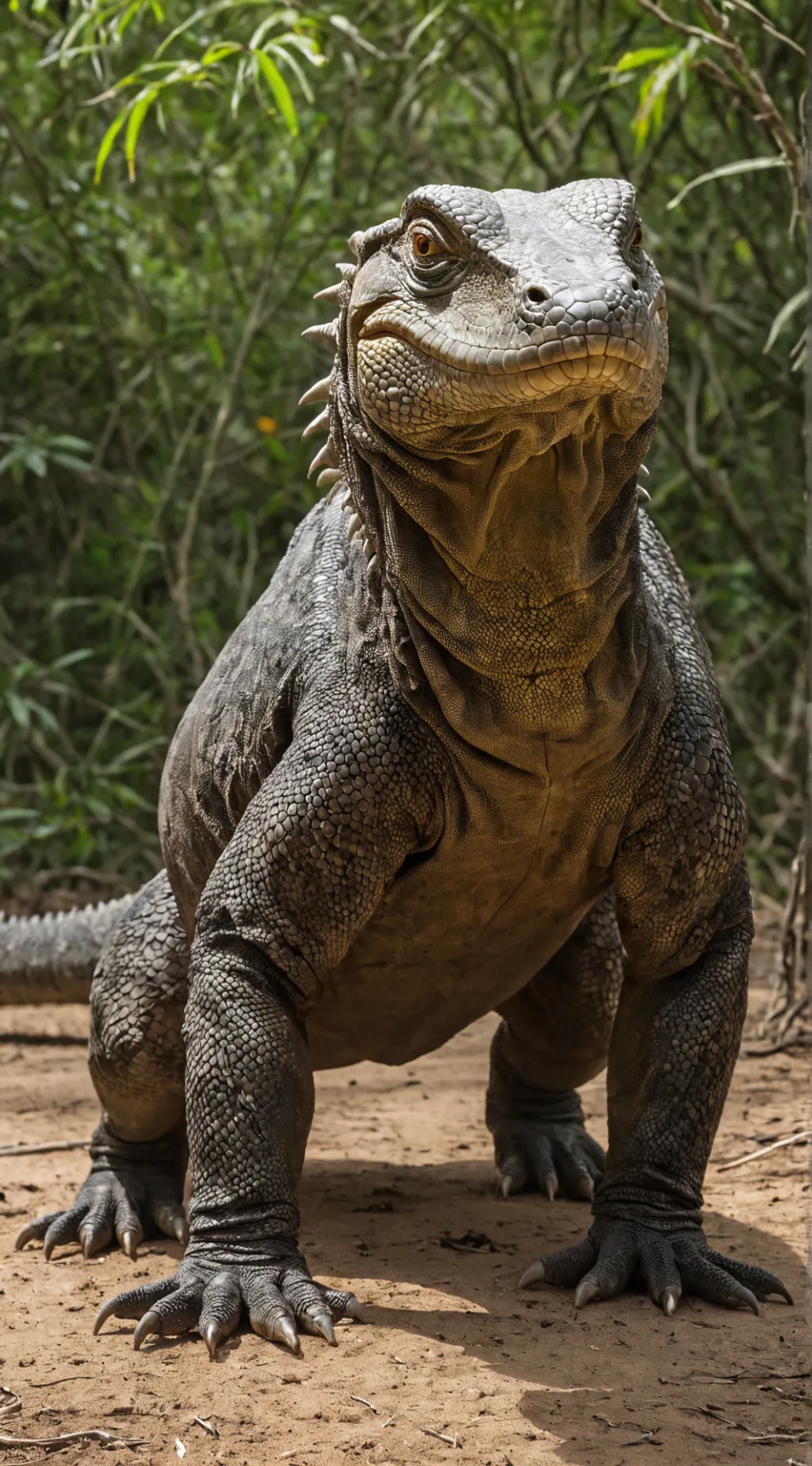 ai character: comodo dragon  background