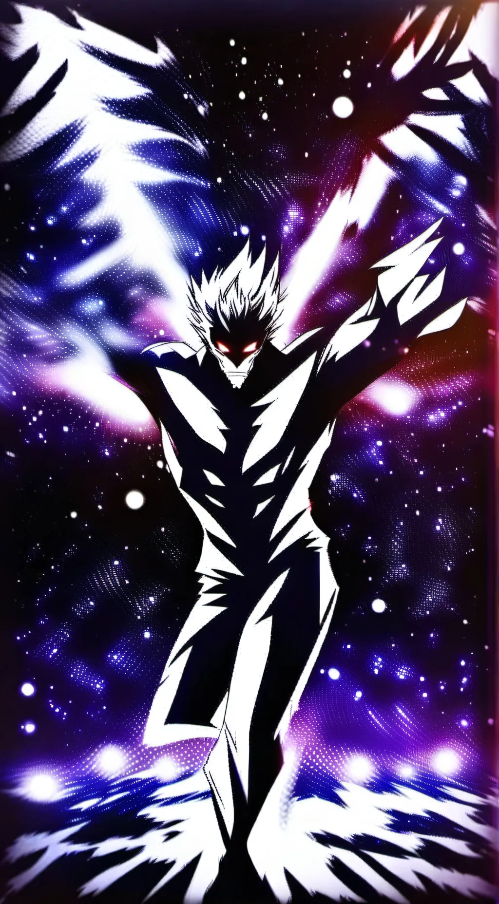 ai character: cosmic garou background