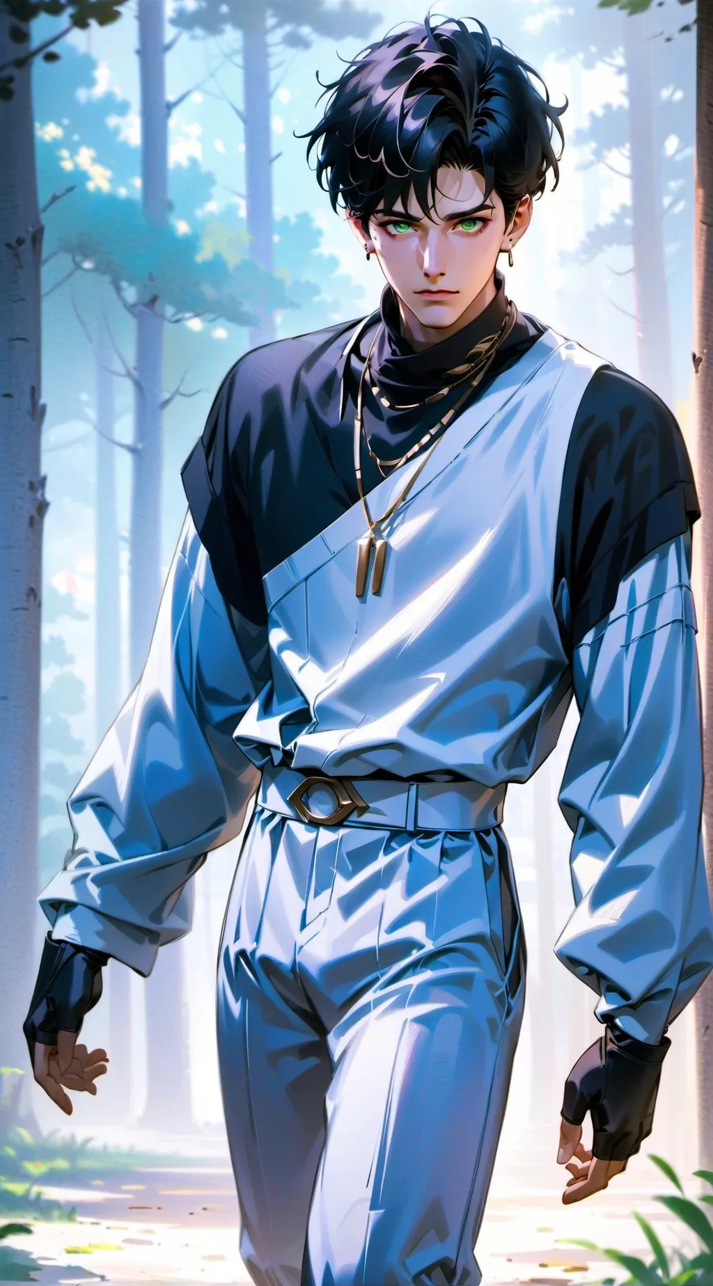 ai character: Leo background