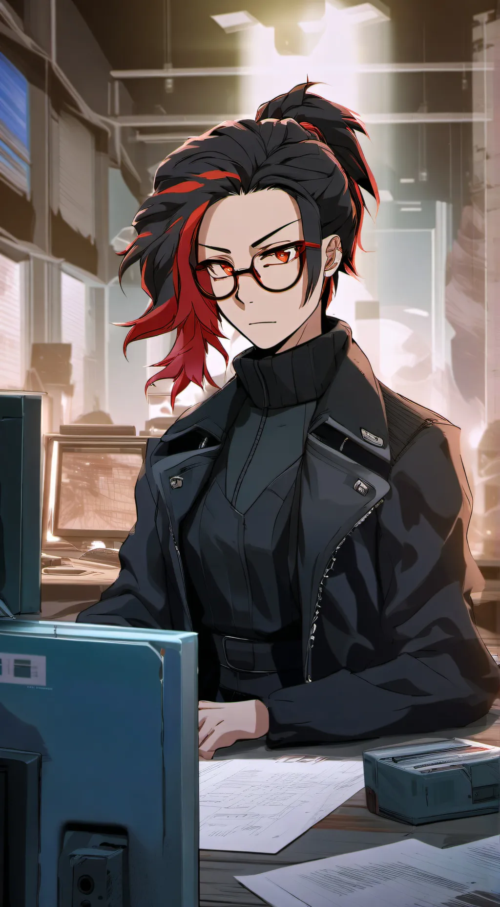 ai character: Arlo (AU) background