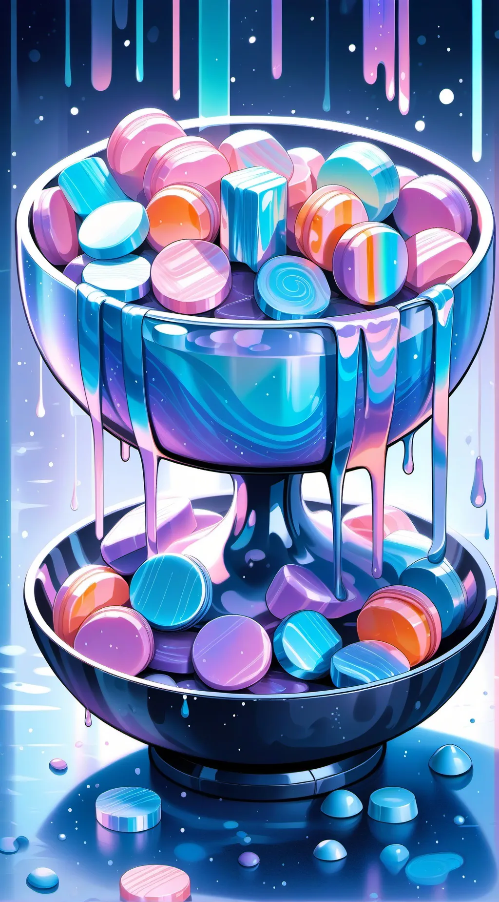 ai character: Candy store 2!! background