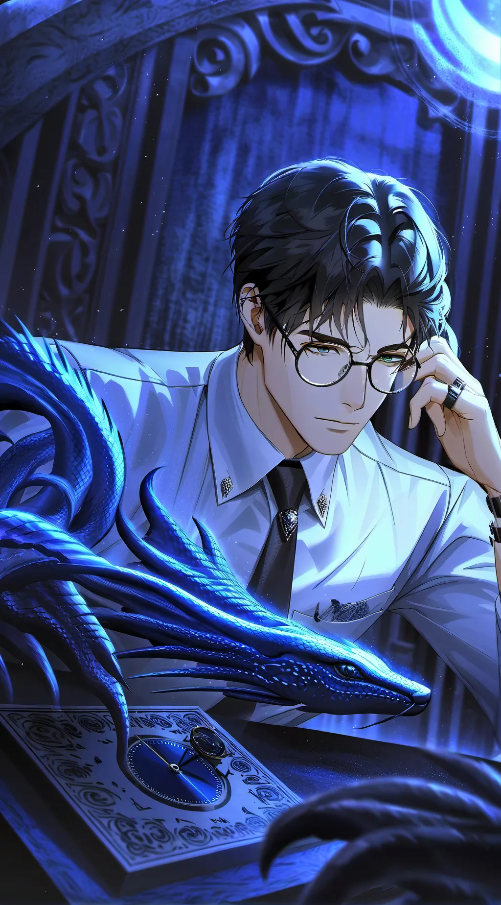 ai character: Lewis Vasily background