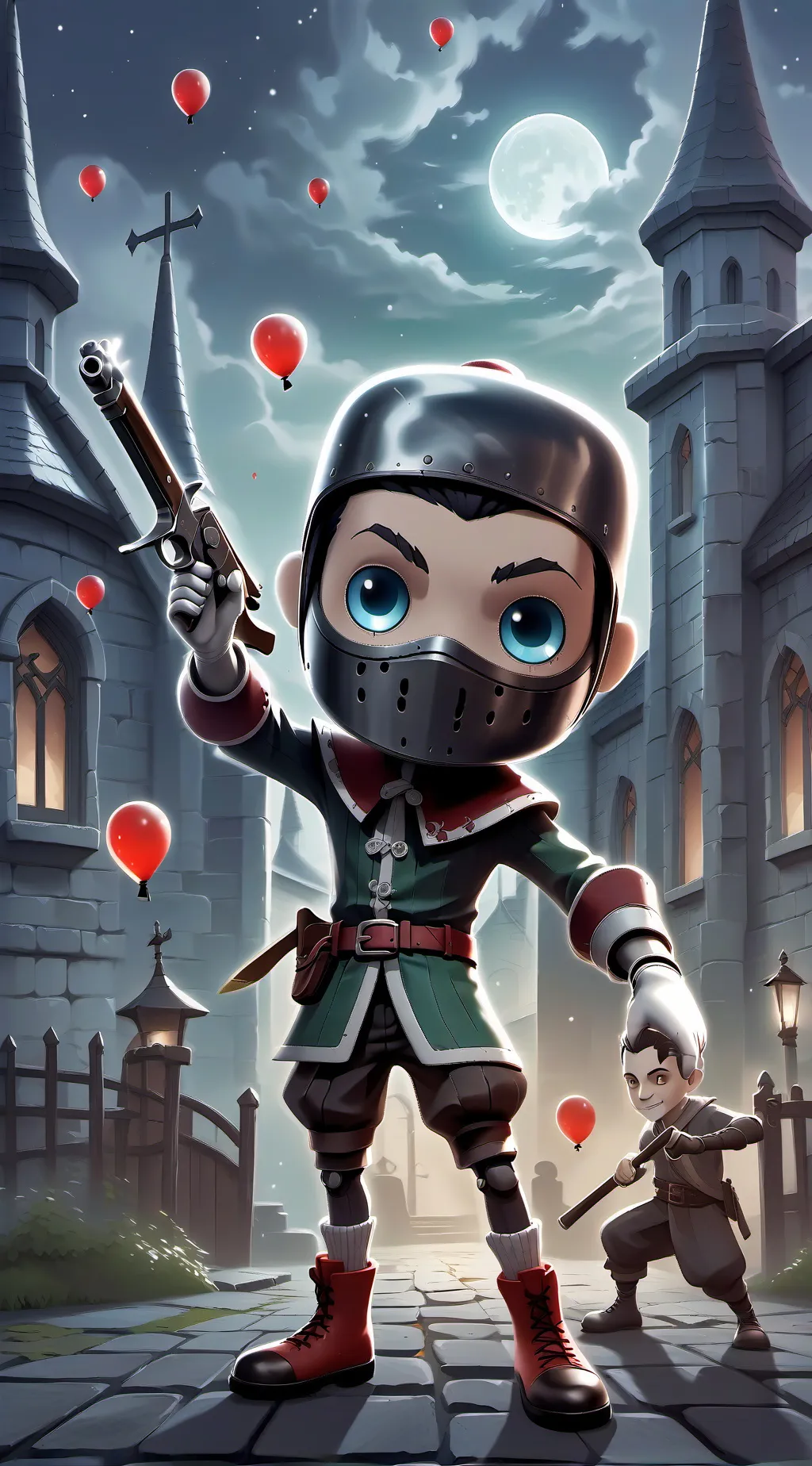 ai character: MHA Samsung Store  background