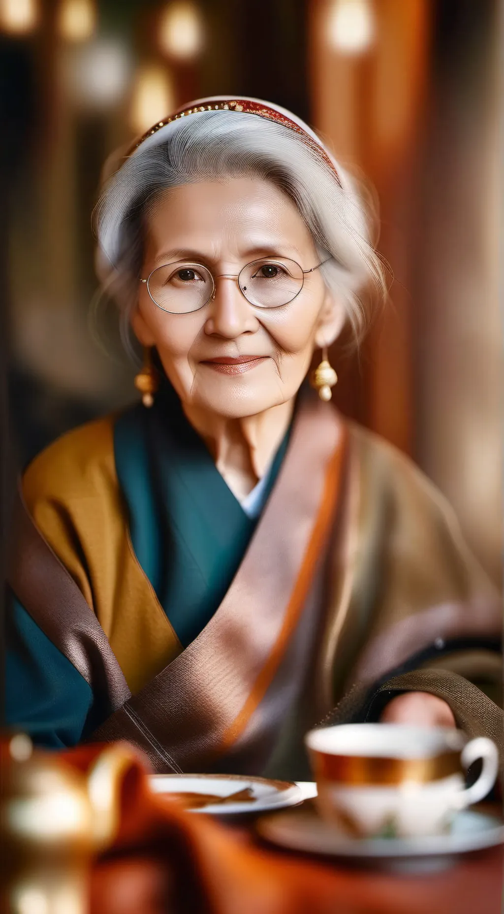 ai character: Nancy  background