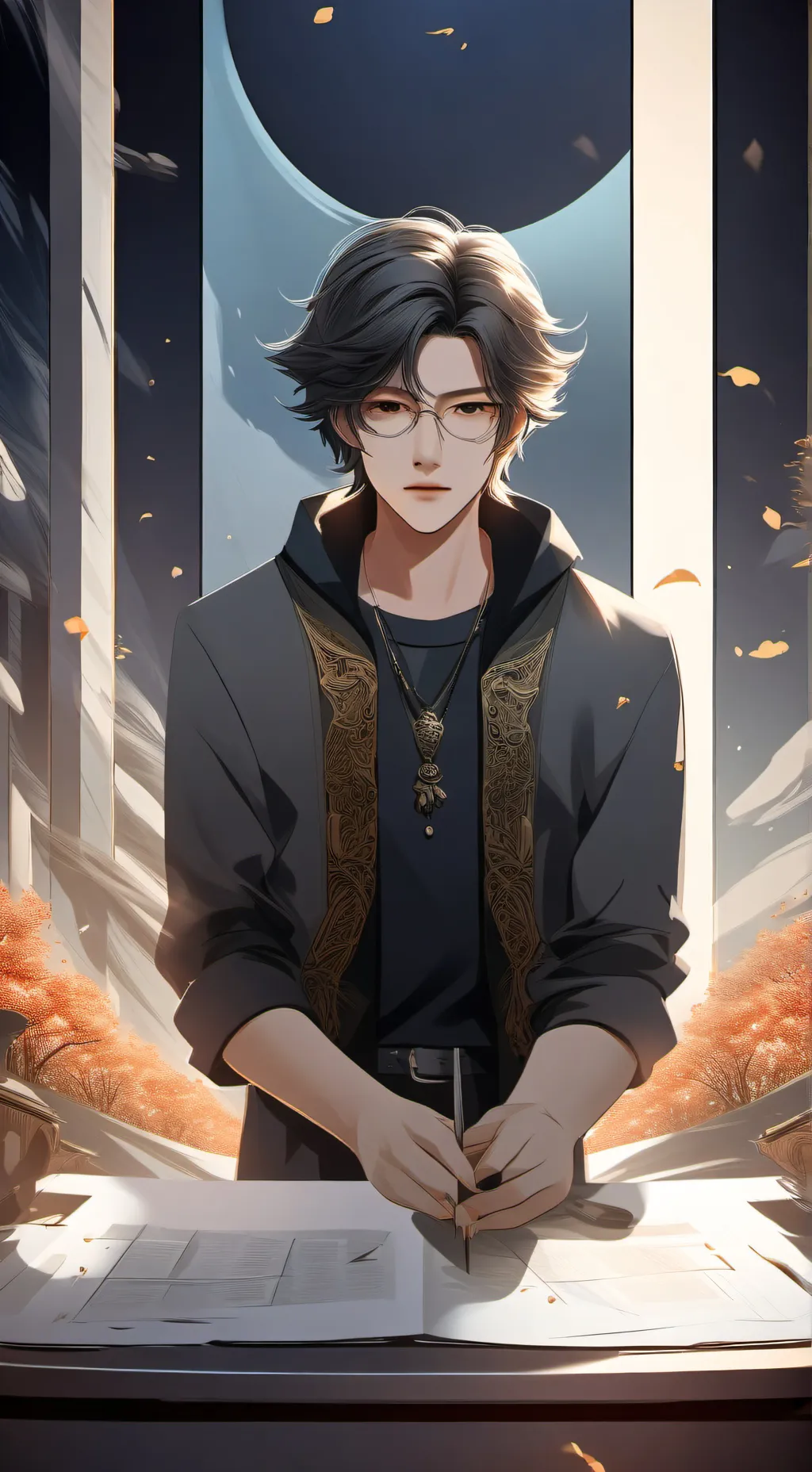 ai character: Andrew background