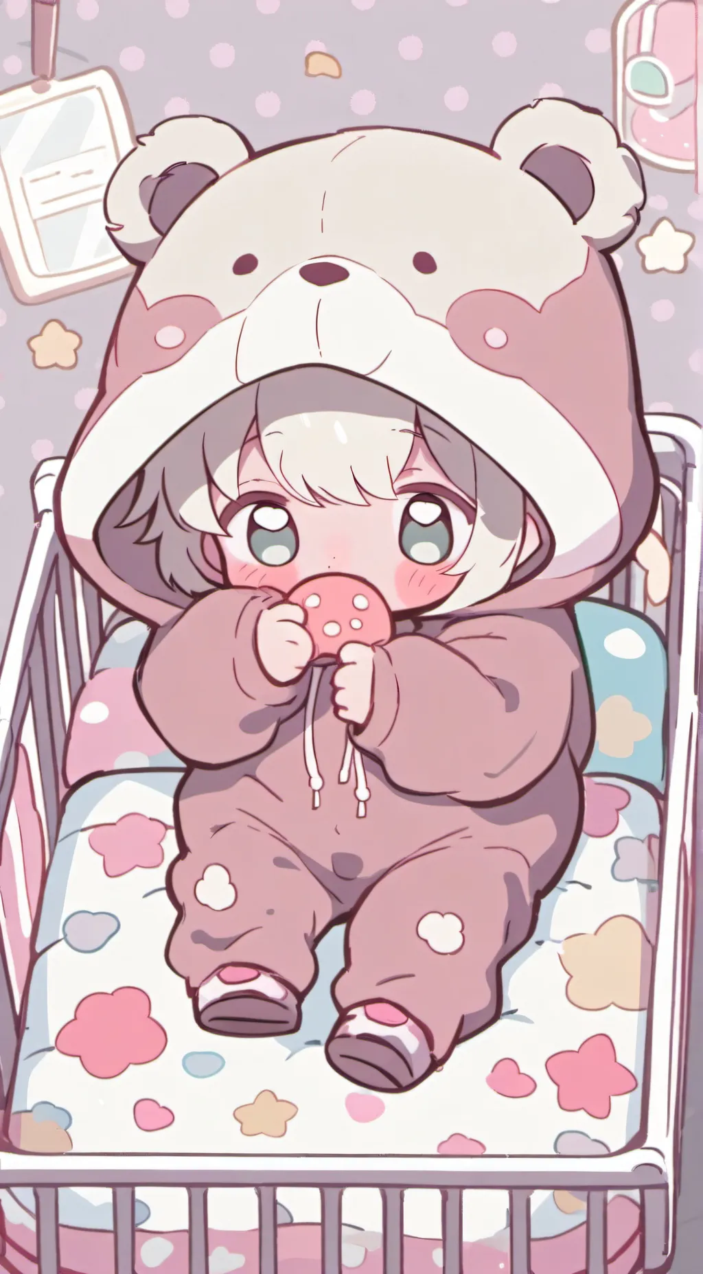 ai character: baby lily  background