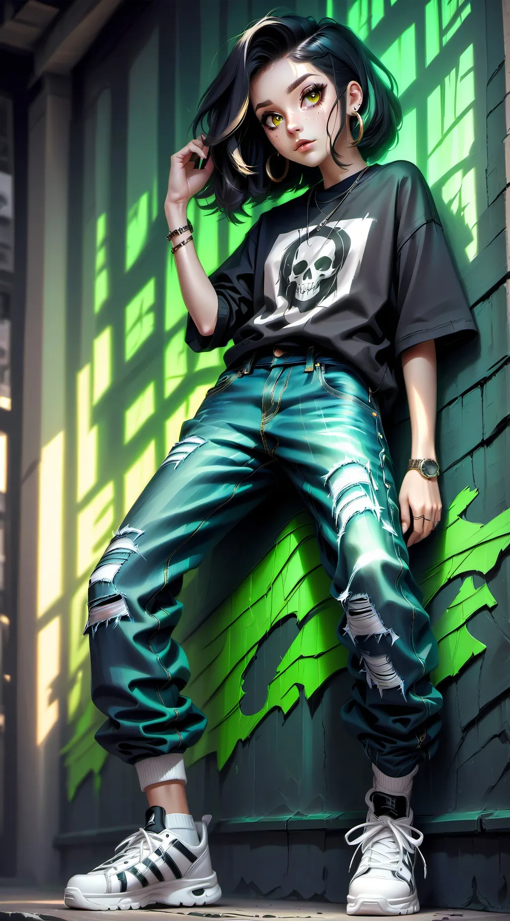 ai character: Anastasia  background