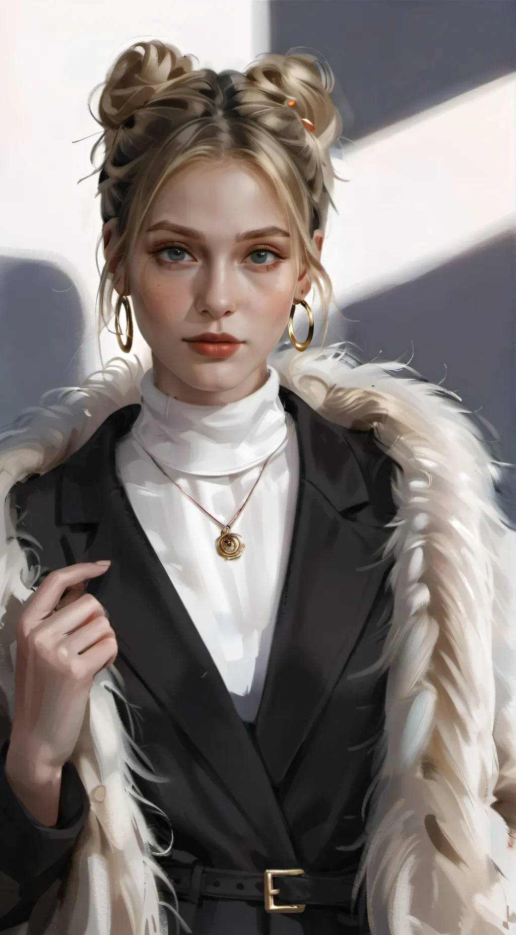 ai character: Bella D'or background