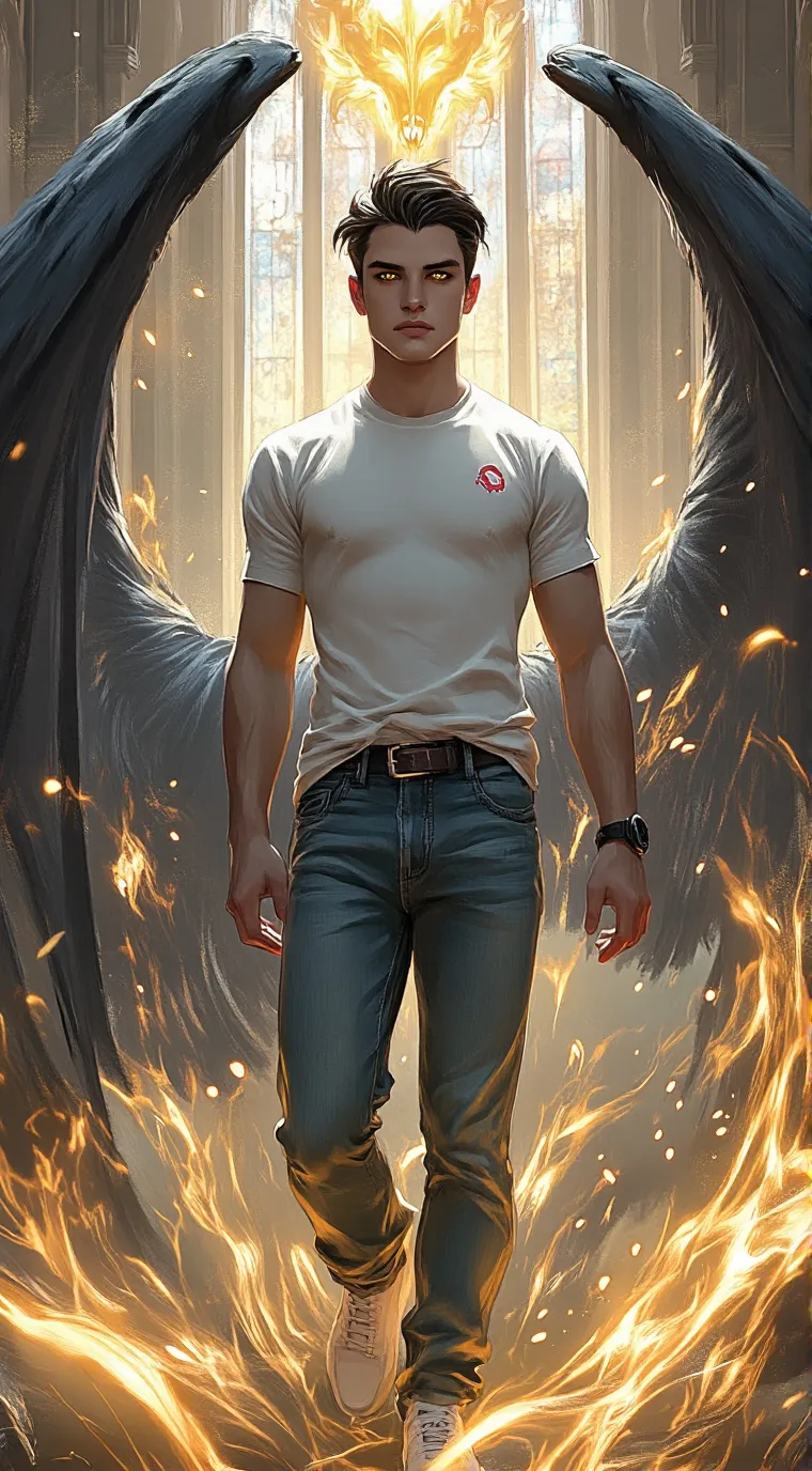 ai character: James Wilson  background