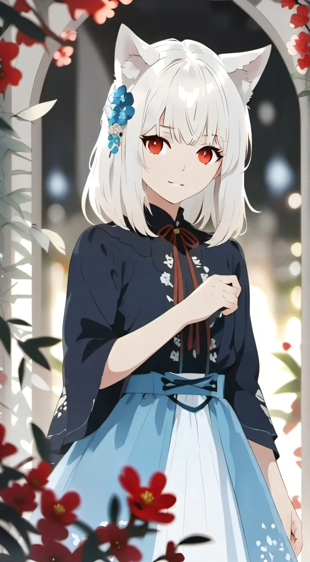 ai character: Миля background