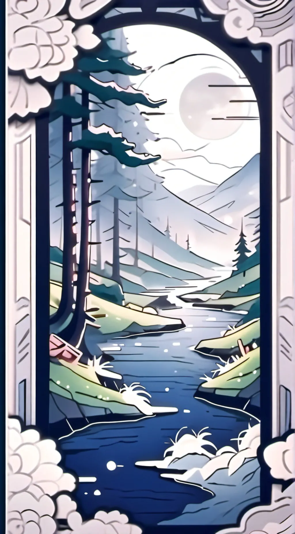 ai character: Dusk Wind(oc) background