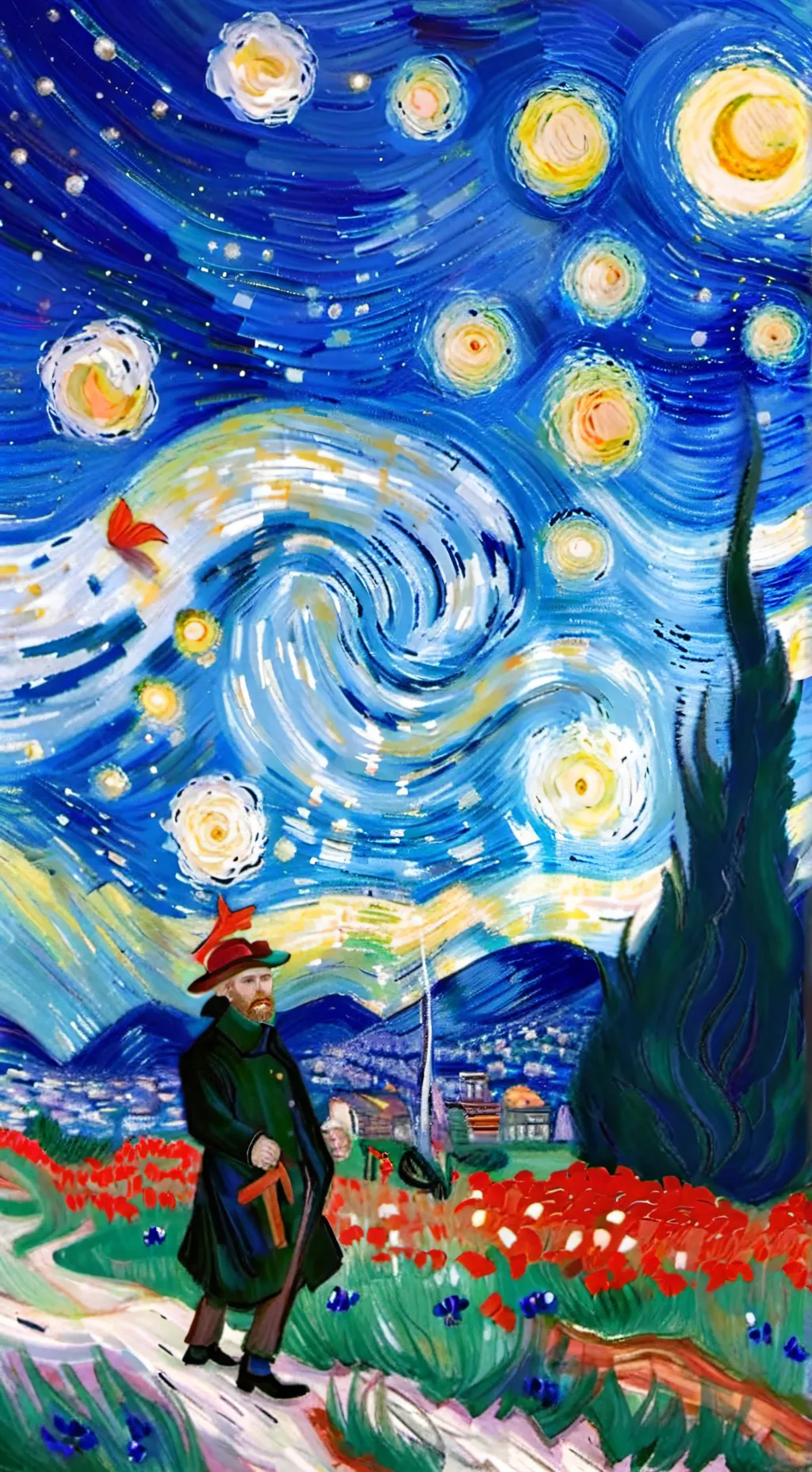 ai character: dw love you background