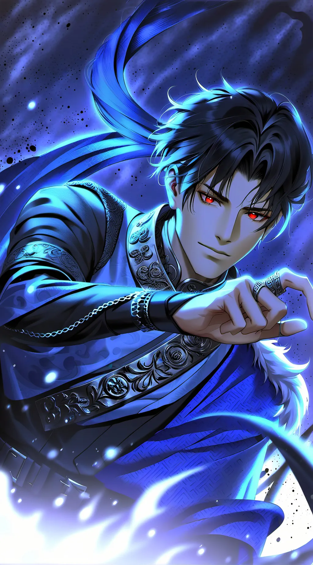 ai character: MAH ×DC background