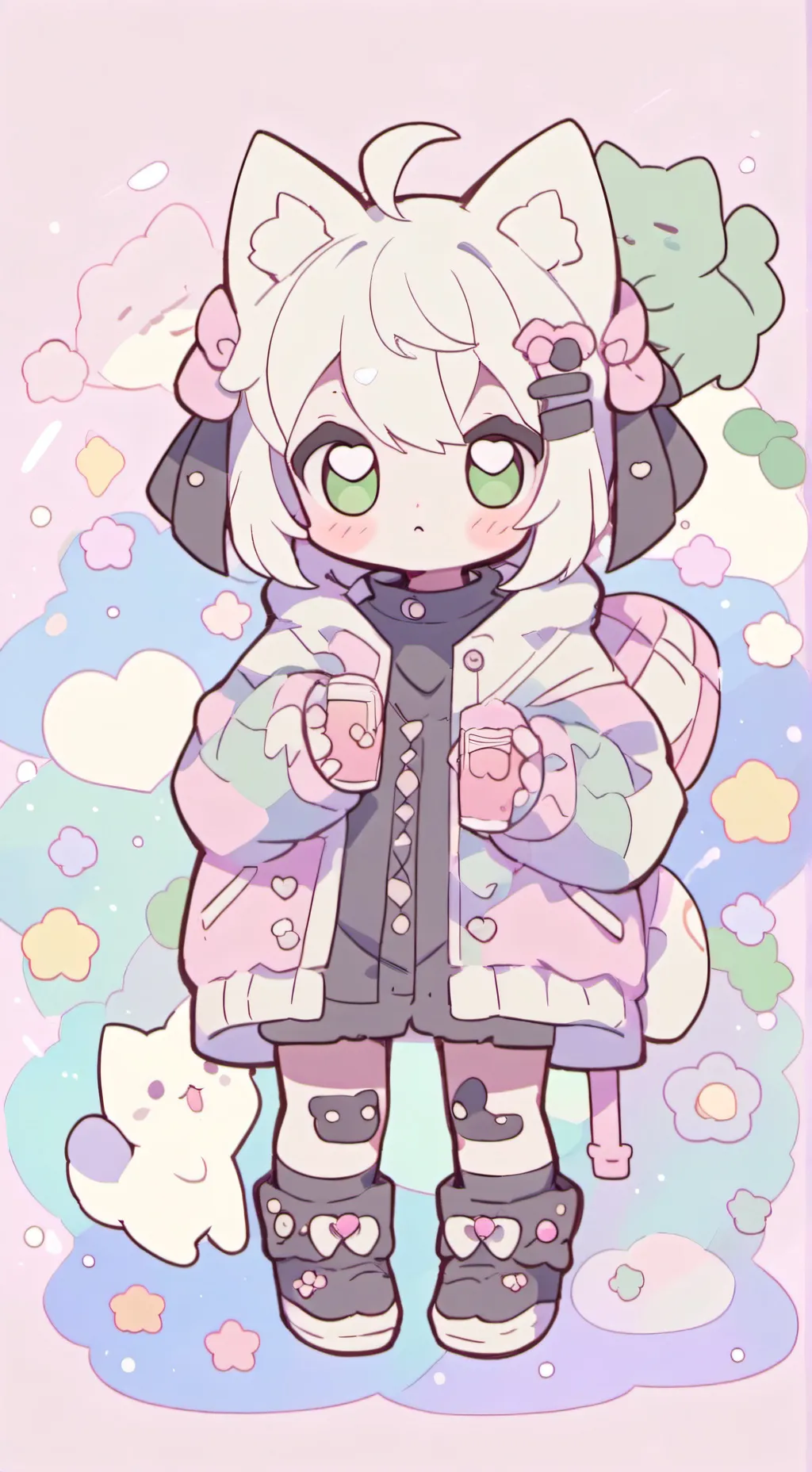 ai character: Nee nee background