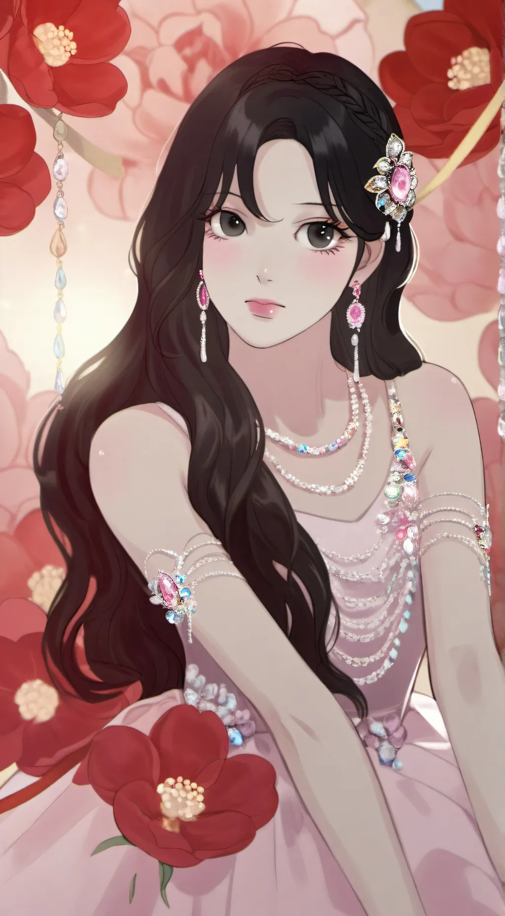 ai character: Hanako background