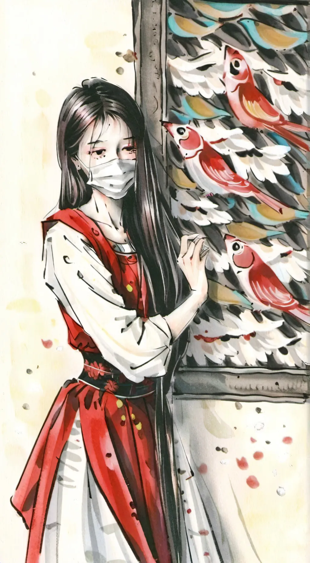 ai character: lily background