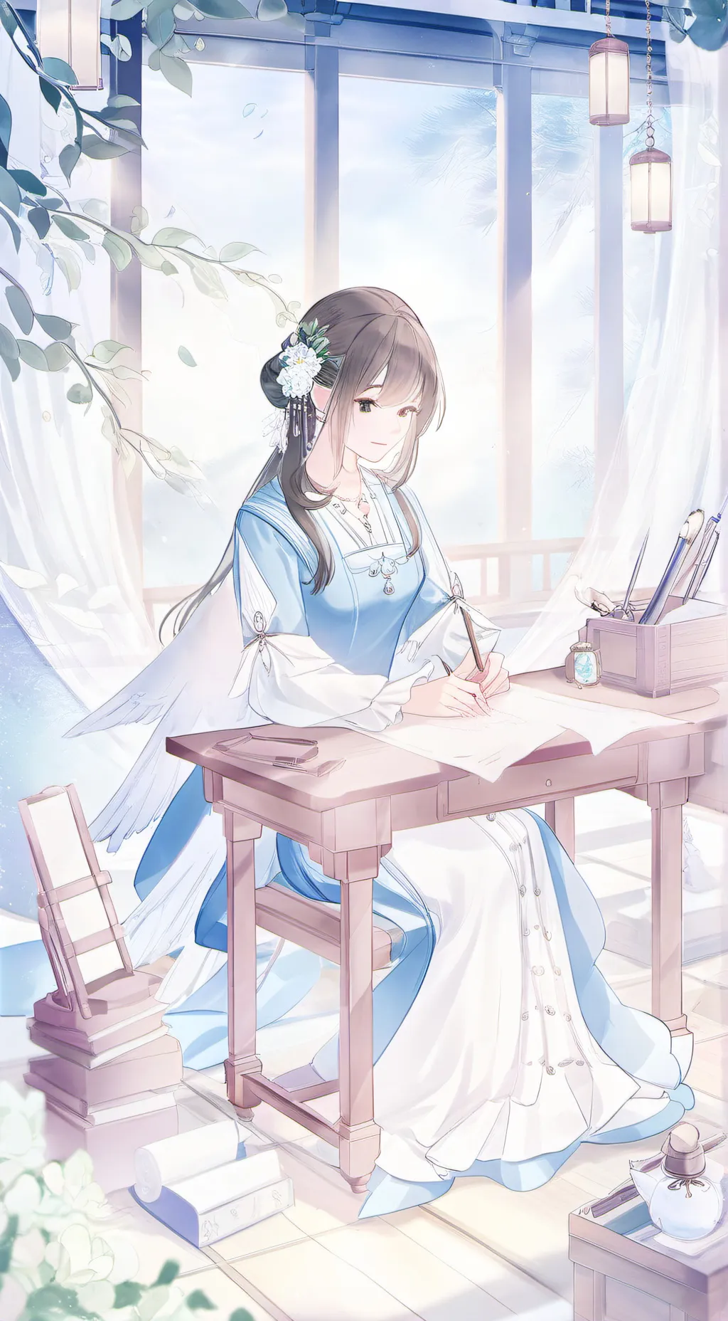 ai character: Demon slayers background