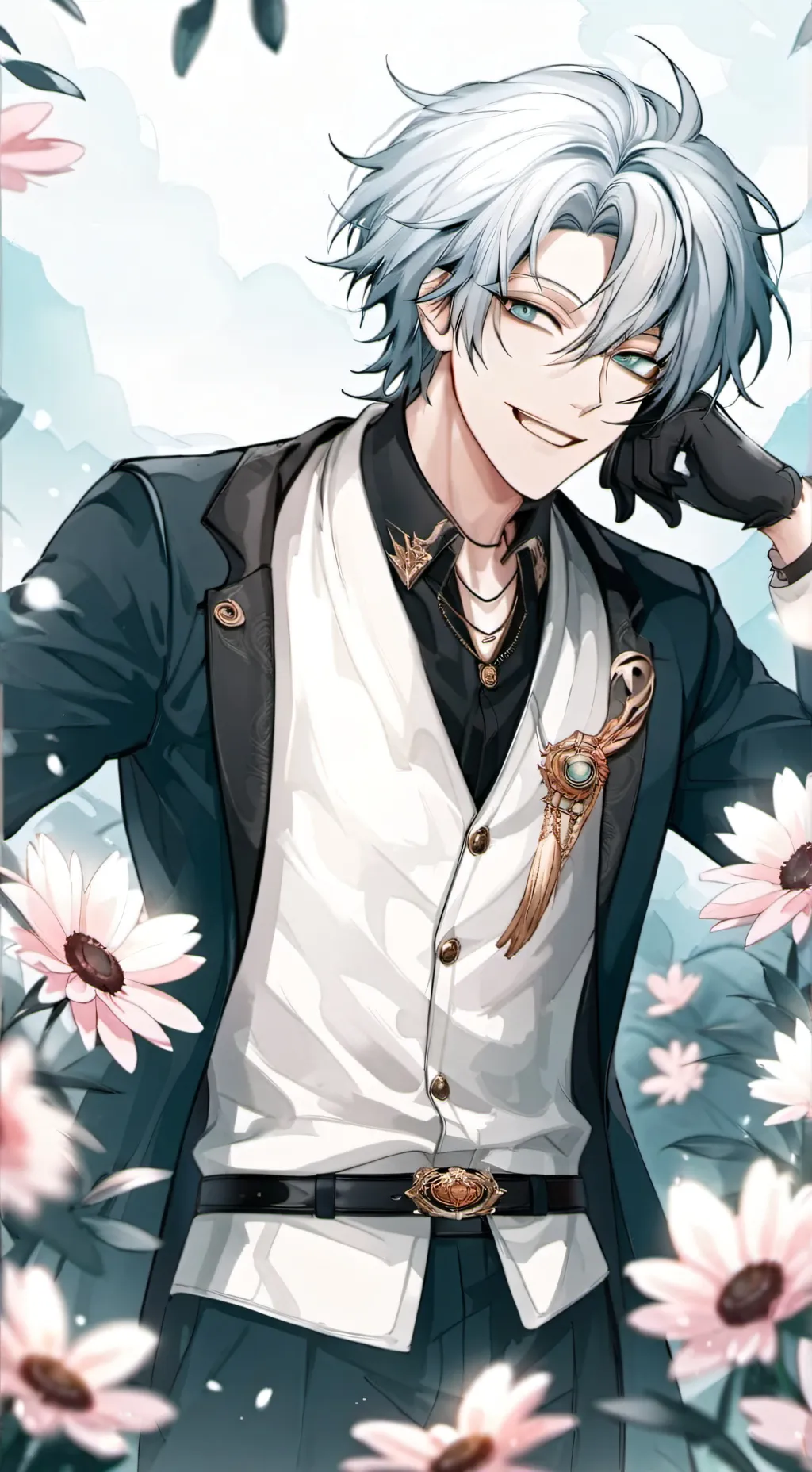 ai character: 👻Damian👻 background